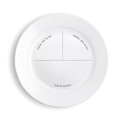 Healthy Eating Slimming Diet World Portion Control Plate MELAMINE DIABETES Food • £5.99