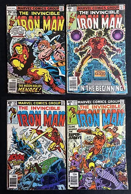 Iron Man #109 122 124 127 Lot (Marvel 1978 1979) 4 KEY ISSUES! Demon In A Bottle • $17.95