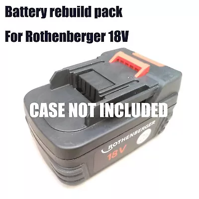 Battery Rebuild For Rothenberger 18V Li-ion Romax 3000 Press Tool Kit Cordless • $119.99