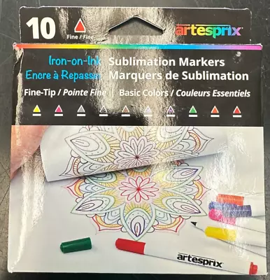 Artesprix Sublimation Markers Fine Tip NEW IN BOX • $12.99