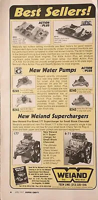 $7.77 • Buy PRINT AD 1997 Weiand Los Angeles CA Manifold Water Pump Supercharger Say Why And