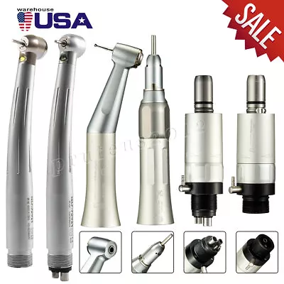 NSK Style Dental E-Generator LED High Speed/Low Speed Handpiece Kits 4Hole/2Hole • $16.99