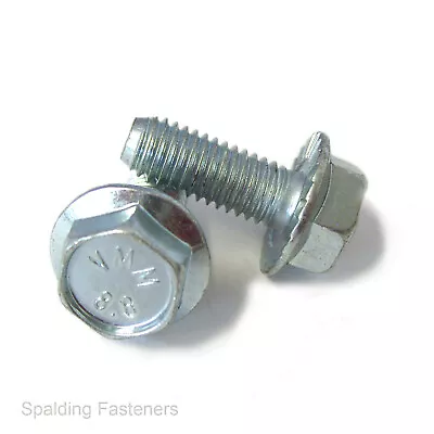 UNC High Tensile Imperial Steel Large Head Flange Bolt Screws • £2.16