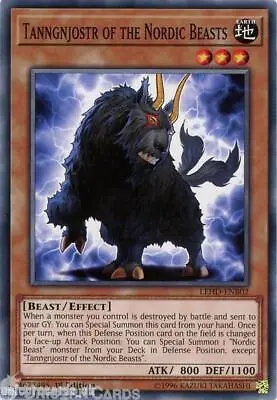 LEHD-ENB02 Tanngnjostr Of The Nordic Beasts 1st Edition Mint YuGiOh Card • £0.99