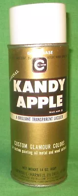 Vintage Cal Custom Kandy Apple GOLD BASE Spray Paint Paper Label NEW OLD STOCK • $12