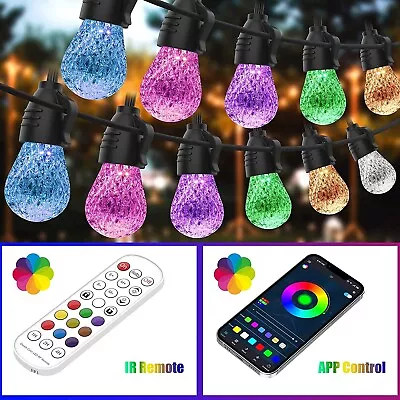 $59.99 • Buy 51FT Outdoor LED String Light, Waterproof, Remote Control, Christmas Decoration