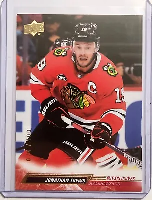 2022-23 Upper Deck Series 1 UD Exclusives /100 Jonathan Toews #43 • $9