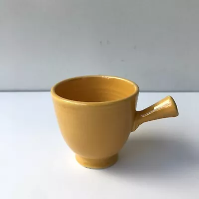 Vintage Fiesta Homer Laughlin Yellow Marigold Demitasse Cup Stick Handle • $39.98