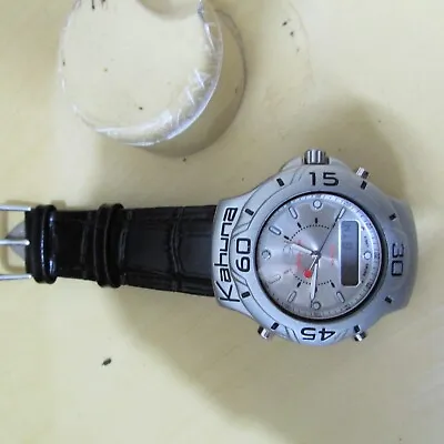 Kahuna Large Mens Chronograph Watch..very Good Condition+new Battery • £22.50