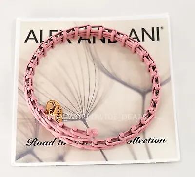 $41.32 • Buy Alex And Ani Vintage 66 Pink Gypsy Wrap Bracelet