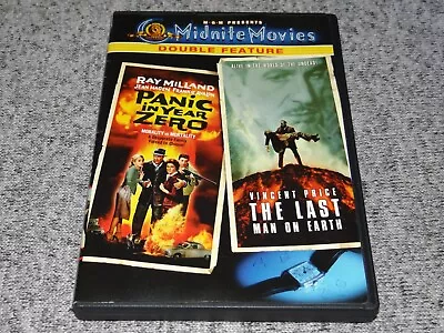 Panic In Year Zero / The Last Man On Earth (Midnite Movies Double Feature) DVD • $9.39