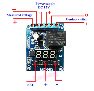 Voltage Detection Module Relay Switch Charging Discharge Monitoring Protection D • $6.50