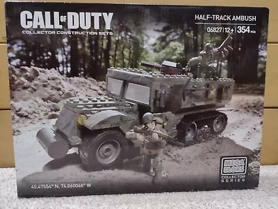 MEGA BLOKS Call Of Duty Collector Construction Set Half Track Ambush • $250