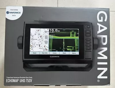 Garmin Echomap UHD 75SV Touchscreen Chartplotter - 7” Touchscreen -No Transducer • £685
