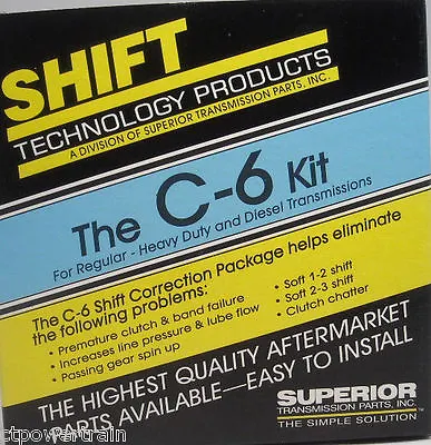 C6 Shift Correction Package Kit Superior KC-6 Ford Automatic Transmission • $48.98