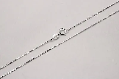 .925 Sterling Silver Figaro Link Chain Necklace 1mm-17mm Sz 16 -36  • $12.99