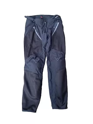 Dainese Mens Motorcycle Leather Trousers Pants Full Protection Size 54 L-XL • $109.99