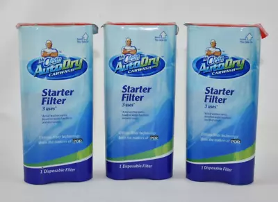 Lot Of 3 Mr. Clean AutoDry Carwash Disposable Starter Filter Discontinued 3 Uses • $39.99