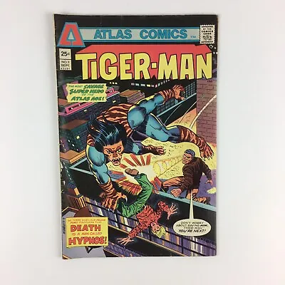 Atlas Comics Tiger-Man Vol 1 No 3 September 1975 Vintage Comic Book • $15.39