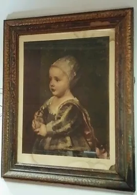 Baby Stuart By Van Dyck Framed Art 24.5  X 19 3/4  Vintage • $49.95