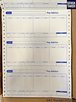 (1000-Forms) Exacompta 2-Part Payslip Sage SE32 Compatible (VAT Invoice) • £39.95