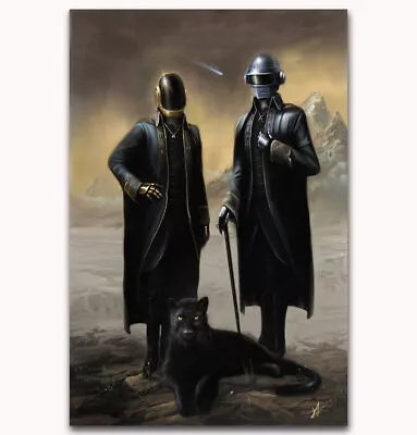 58937 Daft Punk The Weeknd Starboy Metallic Wall Decor Print Poster • $25.95