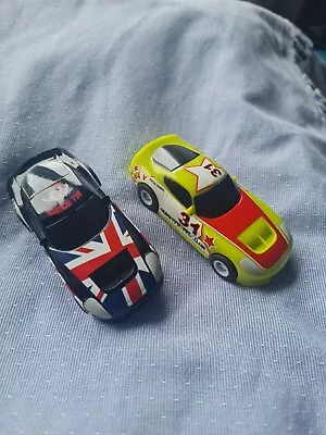 Micro Scalextric GT Cars X 2 • £3.99