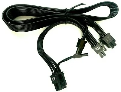 £7.99 • Buy Corsair Type4 PCIe FLAT Cable 8-Pin To 2x (6+2PIN) PCI Express Type 4 RMx HX CX