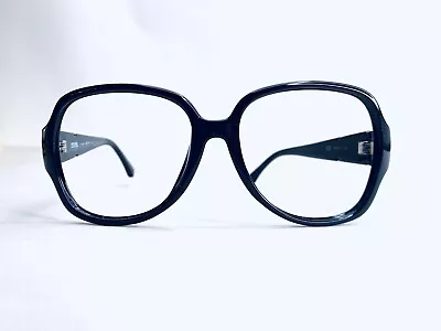 Michael Kors Black Oval Oversized   Glasses Silver Logo Temples M2777S 56 16 130 • $35.81