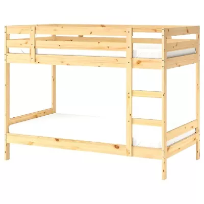 IKEA MYDAL Bunk Bed Frame. Pine 90x200 Cm. Mattresses Not Included. RRP £279. • £150