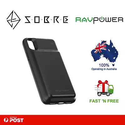 RAVPower 3200mAh Wireless TX RX Battery IPhone Case Waterproof Portable Charger • $59.95