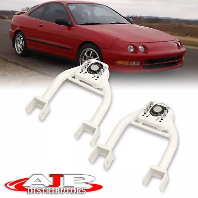 Adjustable Front Upper Control Arms Camber Kit White For 1992-1995 Honda Civic • $52.99