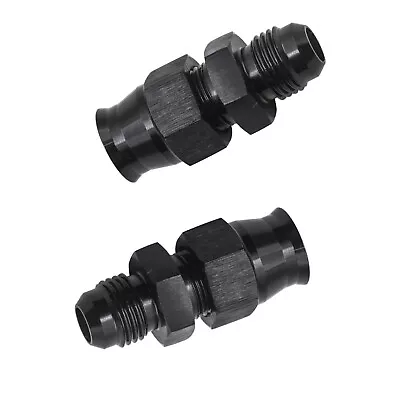 2X 5/16 3/8 Tube To AN6 Male Adapter Fitting With Brass Ferrule Hardline B • $11.79