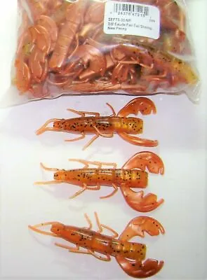 Mister Twister 50 Pack Sw Exude Fan Tail Shrimp Lures New Penny Color • $18.99