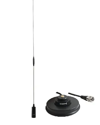 Dual Band Mobile Radio Antenna UHF VHF With Magnet Mount PL259 Rubber Boot Ham • $54