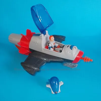 Imaginext Space Alpha Star Vehicle Sounds Lights Complete Figures & Ammo • £10