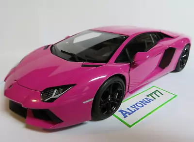 1/18 AUTOart LAMBORGHINI AVENTADOR LP700-4 Signature PINK DIECAST CAR MODEL WCOA • $297.70