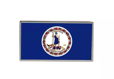 Virginia USA Flag Lapel Pin Badge • $6.95
