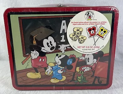 Disney Mickey Mouse School Design Lunch Box SEALED Mickey's School Days New • $28.87