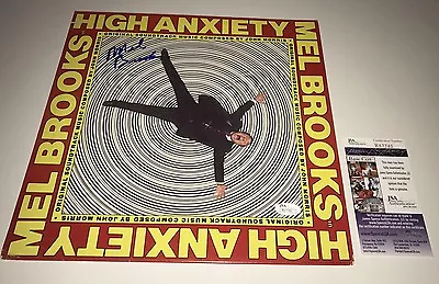 Mel Brooks HIGH ANXIETY Signed RECORD IN PERSON Autograph Proof JSA COA Cert • $350