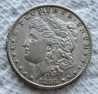 1898-S Morgan Silver Dollar Rare Key Date San Francisco AU Detail Light Cleaning • $119.88