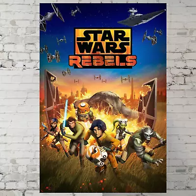 Star Wars Rebels Movie Poster Star Wars Poster 11 X17  Wall Art Trendy Posters • $14.90