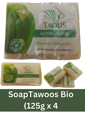 500g - Tawoos Bio - Original Natural Moroccan Soap (125g X 4) • $33.99