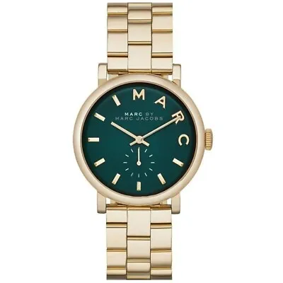 Marc Jacobs MBM3245 Ladies Baker Gold Green Watch • £101