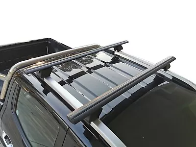 Alloy Roof Rack Cross Bar For Ford Ranger Wildtrak FX4 2012-21 Black 135cm • $219.95