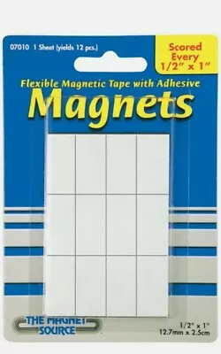 Master Magnetics  The Magnet Source  .5 In. W X 1 In. L Mounting Tape  Black • $5.84