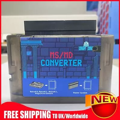 MS To MD Game Burner Card Game Card Converter For Master System For Megedrive • £9.71