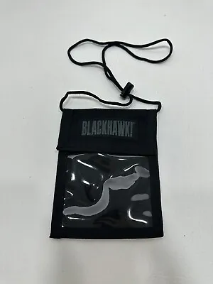 BlackHawk Black Lightweight 6.5 X5  Neck Badge Pen ID Holder Cord • $7.99
