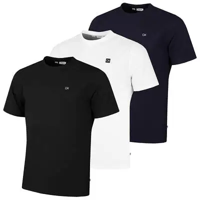 Calvin Klein Mens 2024 Campus Wicking Stretch Luxury T-Shirt 30% OFF RRP • £24.99