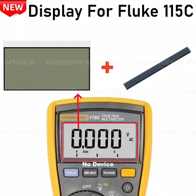 For Fluke 115C Professional Portble MINI Multimeter LCD Display Screen Parts NEW • £23.14